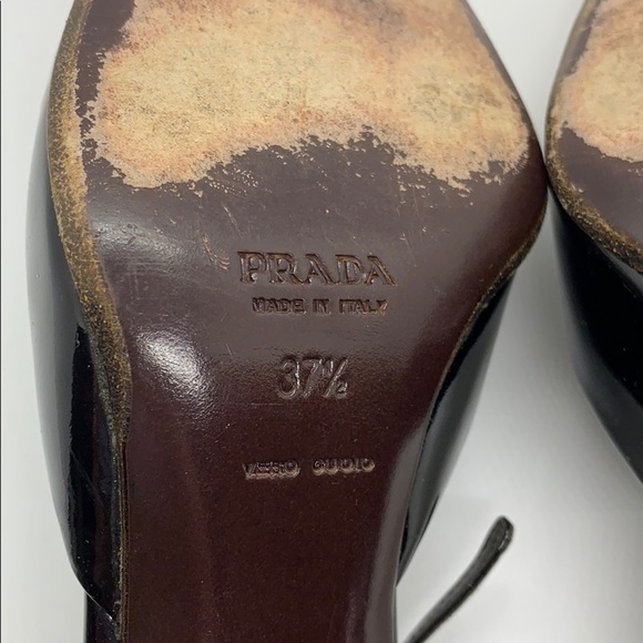 Prada made in Italy patent leather shoes size-37.5 - Picture 10 of 10